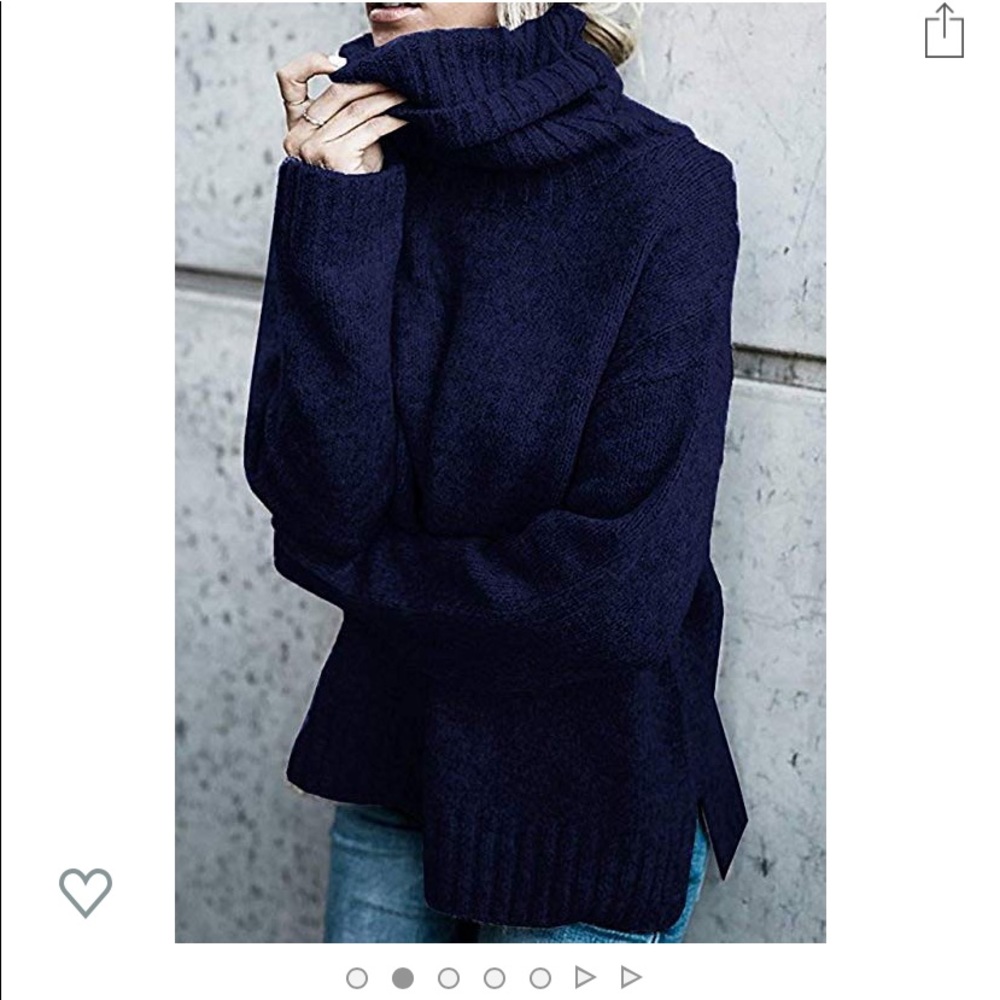 Women’s oversized turtleneck sweater